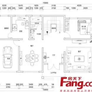 两层楼房布局设计户型图纸