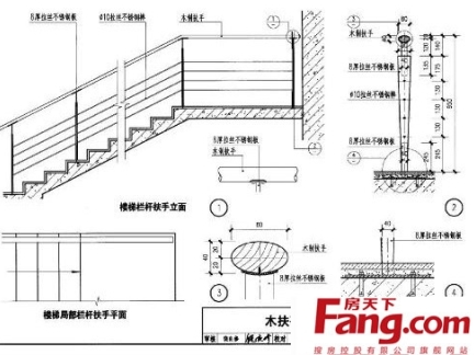 室内楼梯扶手图集图纸