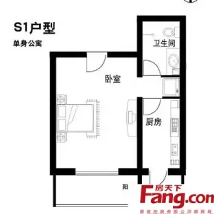 60平米户型图大全