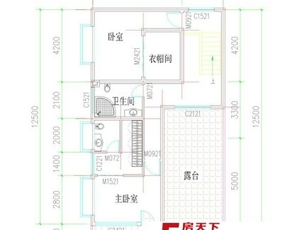 二层楼房户型设计图