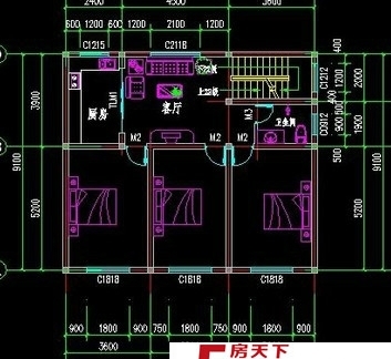 农村两层楼房设计图纸