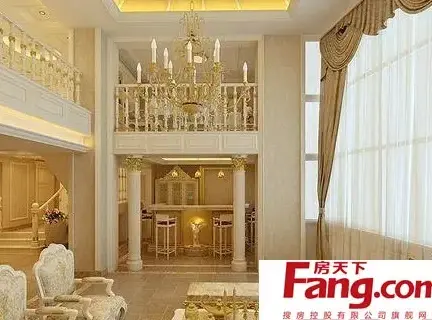 豪华别墅楼中楼效果图