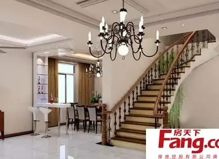 农村别墅楼梯设计平面效果图