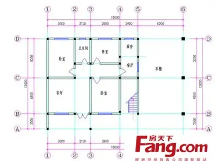 2018室内楼房平面图纸 房天下装修效果图