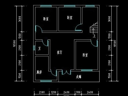 100平米三室一厅装修