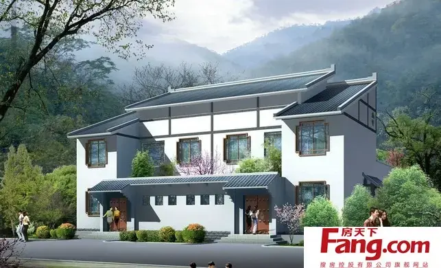 经典农村2层房屋设计图欣赏图片
