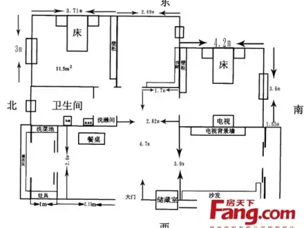 农村平房布局设计图纸
