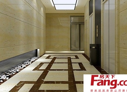 电梯走廊地砖效果图