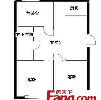 80平米户型图大全