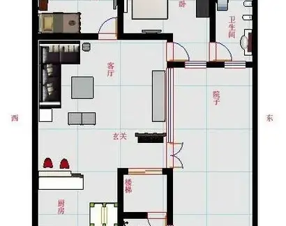 两层楼房设计图室内欧式楼房室内设计图图片12