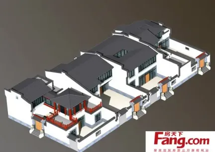 新式四合院图片