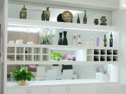 简约餐厅装饰酒柜效果图片欣赏