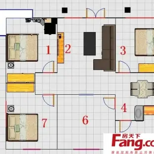 图 平农村大户型平房室内设计平面图 带外观效果图 ...