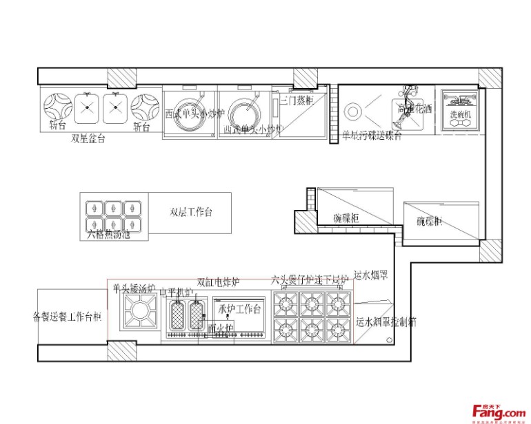 平面图-雨花西餐厅浙江柯桥店