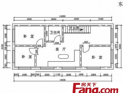 两层楼房布局平面设计图纸大全