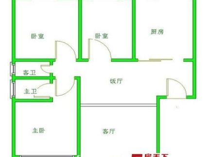 农村二层别墅上层户型图