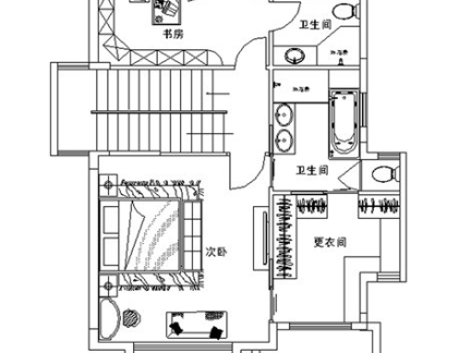 三层半别墅平面设计图