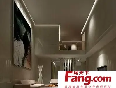 豪华别墅楼中楼装修设计别墅-房天下装修效果图农村半二层图片图片大全图片