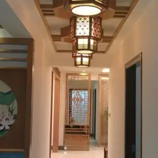 法式风格室内过道吊顶效果图
