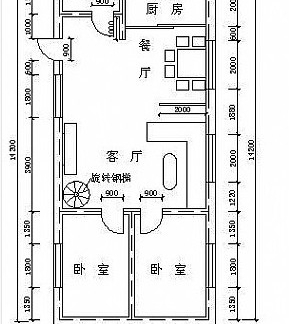 两层楼房设计户型图纸