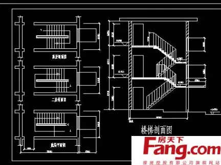 旋转楼梯设计平面图片