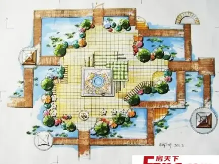 别墅庭院设计平面图小别墅庭院设计平面图图片15