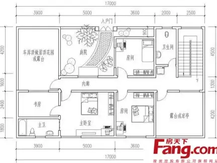 2018两层楼房设计图纸-房天下装修效果图