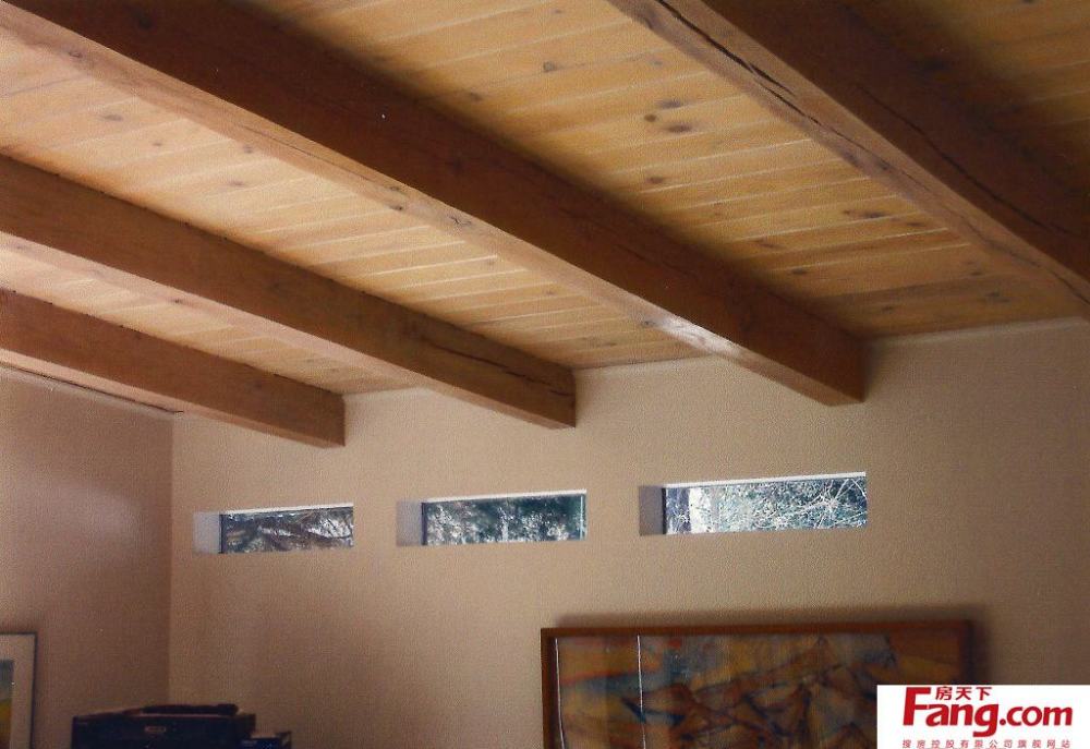 吊顶杉木板设计-房天下装修效果图
