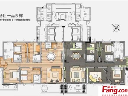 汤臣一品986平米户型图