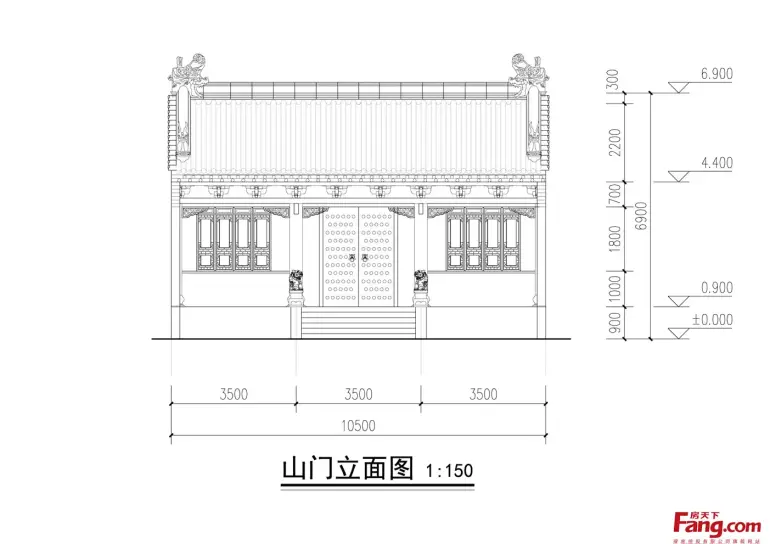著名建筑立面图