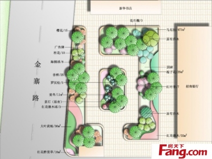 2019时尚公园平面图设计-房天下装修效果图