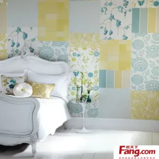 欧式卧室墙纸图片-搜房网装修效果图