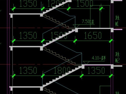 楼梯剖面图设计效果图大全