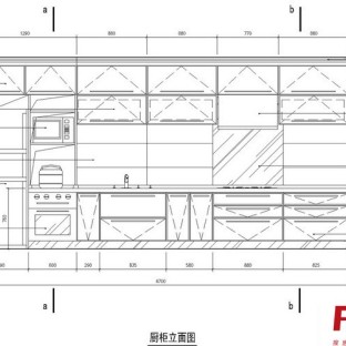 厨房室内立面图