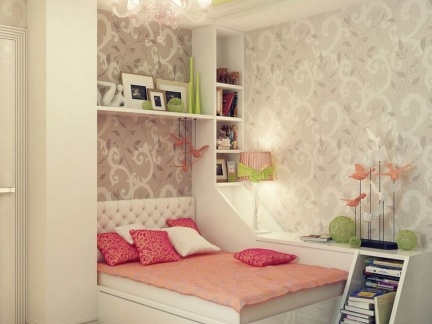 30平米女生卧室装修设计效果图图片