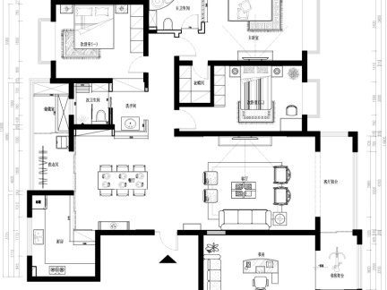 装修户型图三室一厅2021-房天下家居装修网