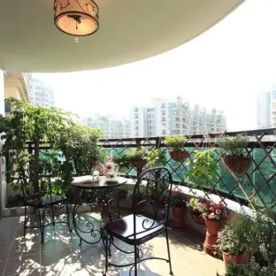 小户型阳台花园装修效果图片