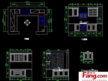 cad橱柜设计图纸