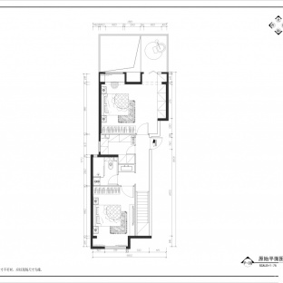 复式楼型平面户型图