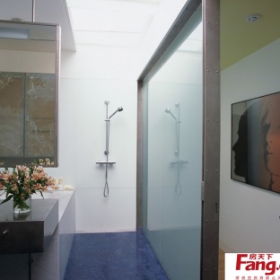 卫生间玻璃隔断优缺点卧室卫生间玻璃隔断图片8