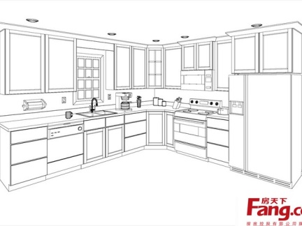 l型橱柜设计图纸大全