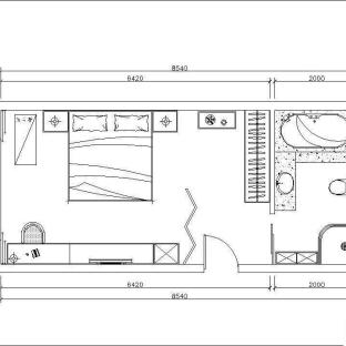 一米三阳台改小卧室设计图展示