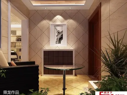 进门背景墙装修效果图
