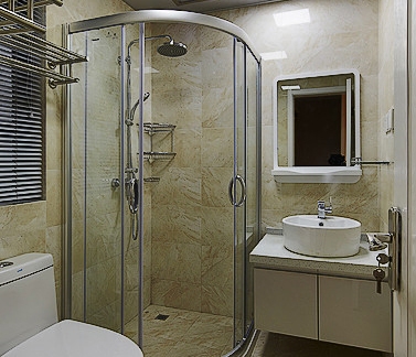 卫生间淋浴房柜子设计图