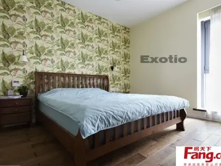 简约卧室墙纸效果图欣赏