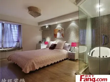 现代风格卧室飘窗设计效果图片