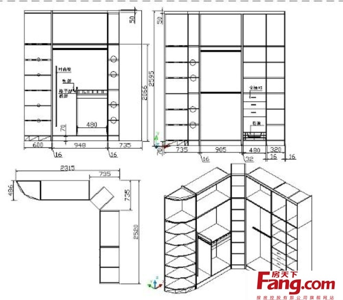 家具设计图纸大全