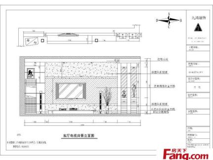 客厅立面图设计欣赏