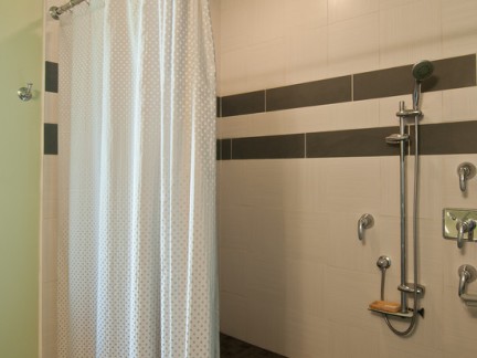 2019浴室弧形浴帘杆图片-房天下装修效果图
