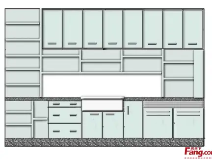 厨房立面图设计